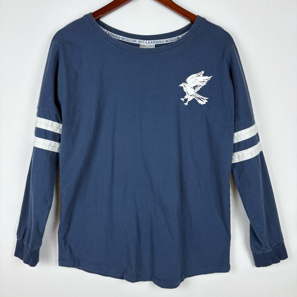 BoxLunch Harry Potter Ravenclaw Spirit Jersey Styled Long Sleeve Graphic‎ Shirt